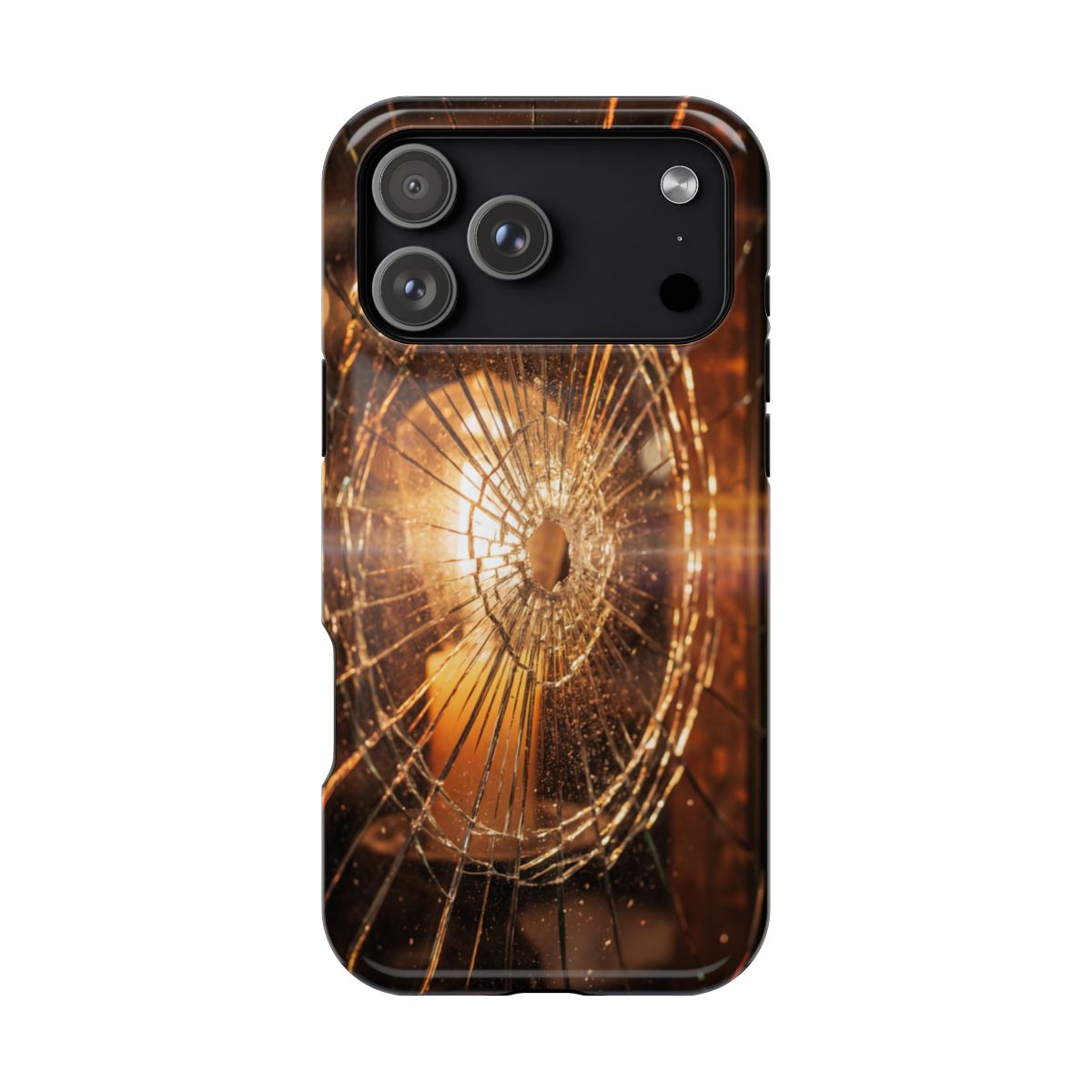 Impact-Resistant Case - Shattered Amber