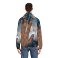 Men's Full-Zip Hoodie Rainy City Window Art