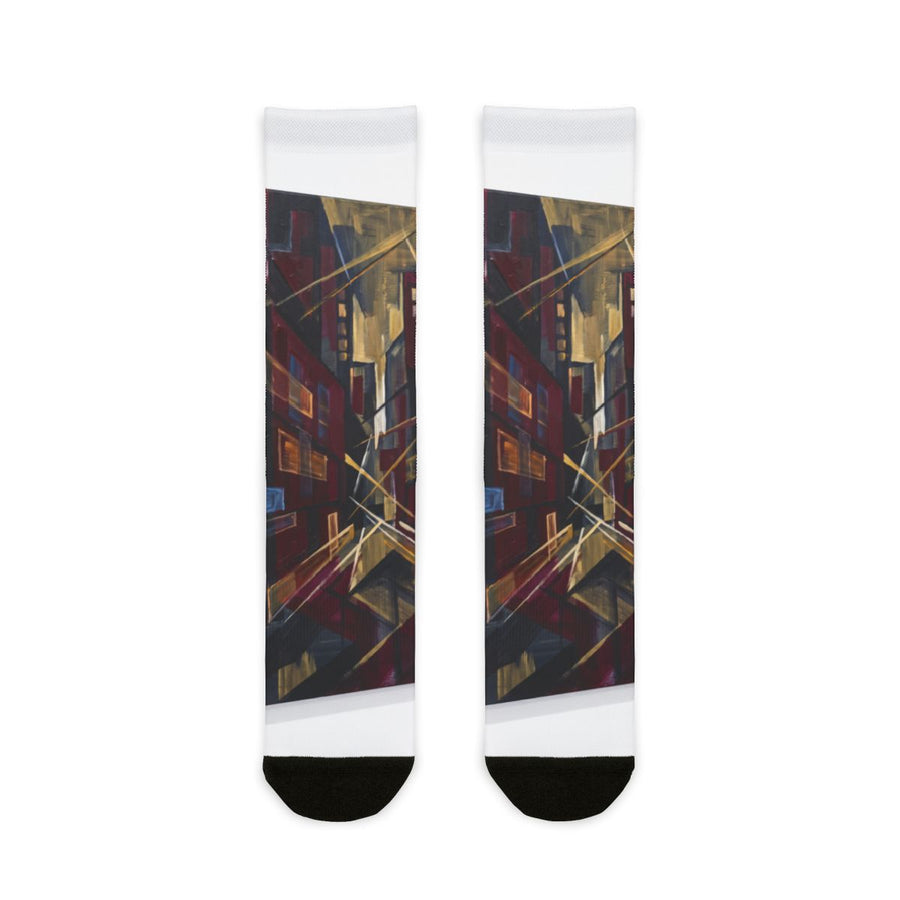 Sublimation Crew Socks - Urban Lines