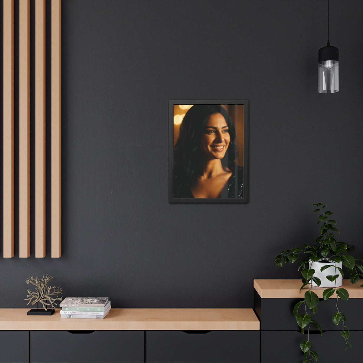 Framed Poster - Cinematic Portrait — Portrait