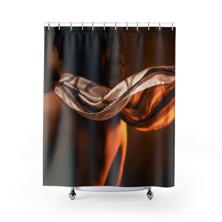 Shower Curtain - Amber Silk Sanctuary
