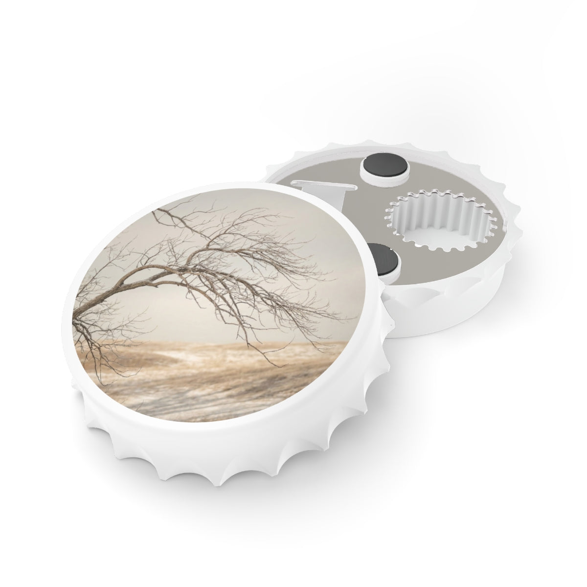 Bottle Opener - Minimalist Winter Tree