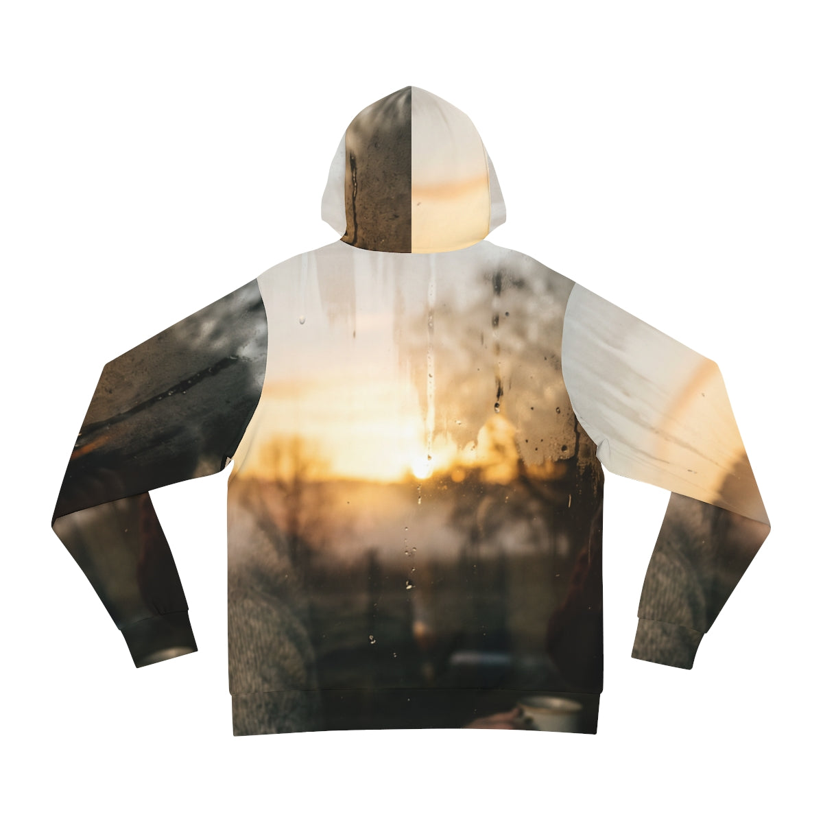 Fashion Hoodie - Golden Hour Solitude Cozy Morning Scene |...