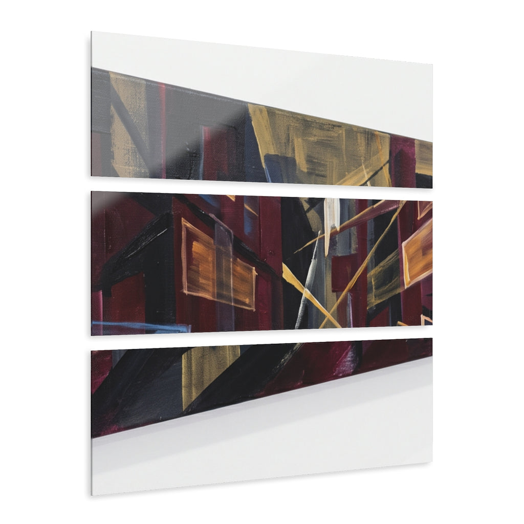 Acrylic Prints Triptych - Urban Velocity | Echovira Gallery