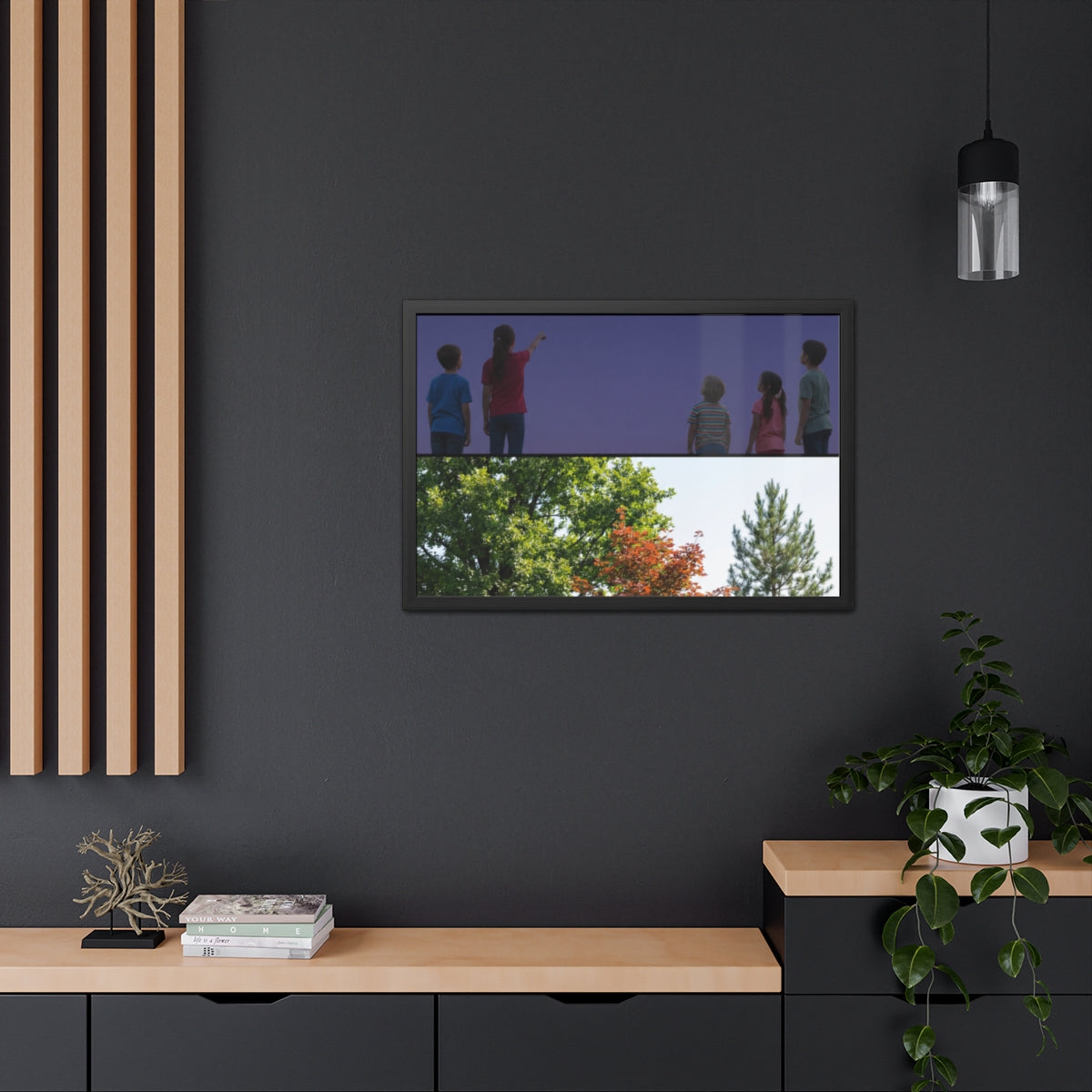 Framed Poster - Little Explorer — Landscape