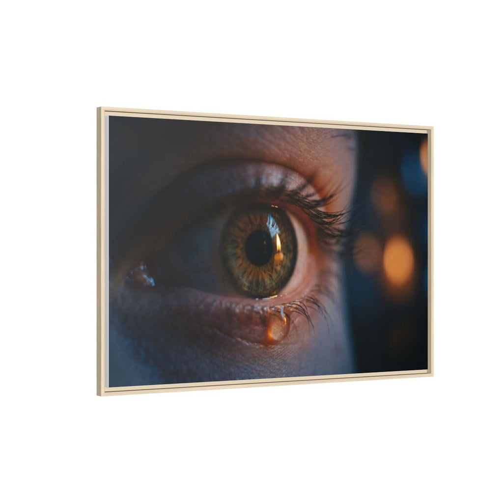 Framed Matte Canvas - Mystic Eye — Natural / 1.25"