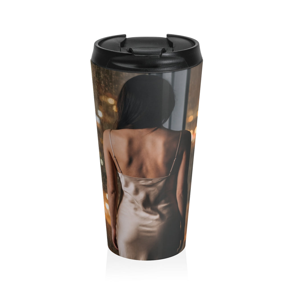 Travel Mug - Rainy City Commute