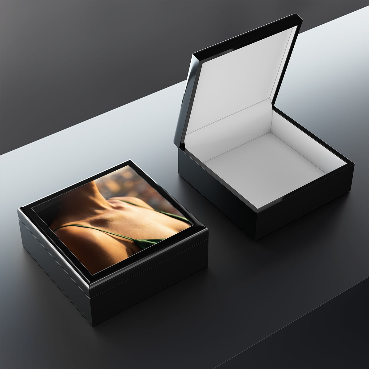 Jewelry Box - Emerald Glow Elegance