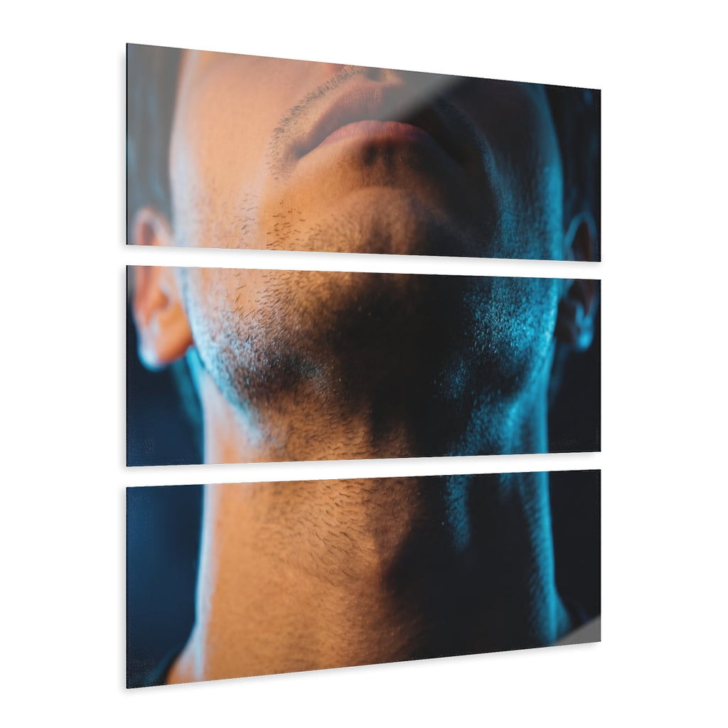 Acrylic Prints Triptych - Cyberpunk Flow — Landscape