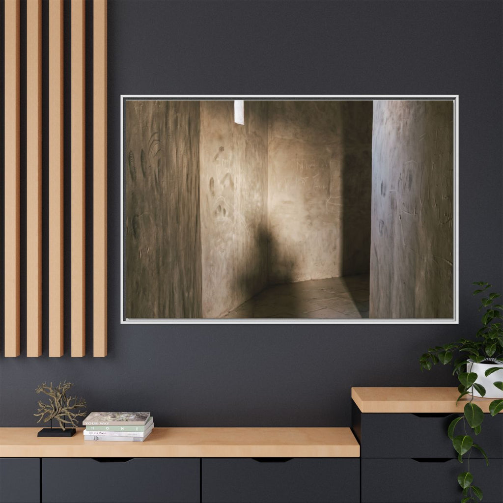 Matte Canvas, Framed - Shadows of the Citadel moody... |...