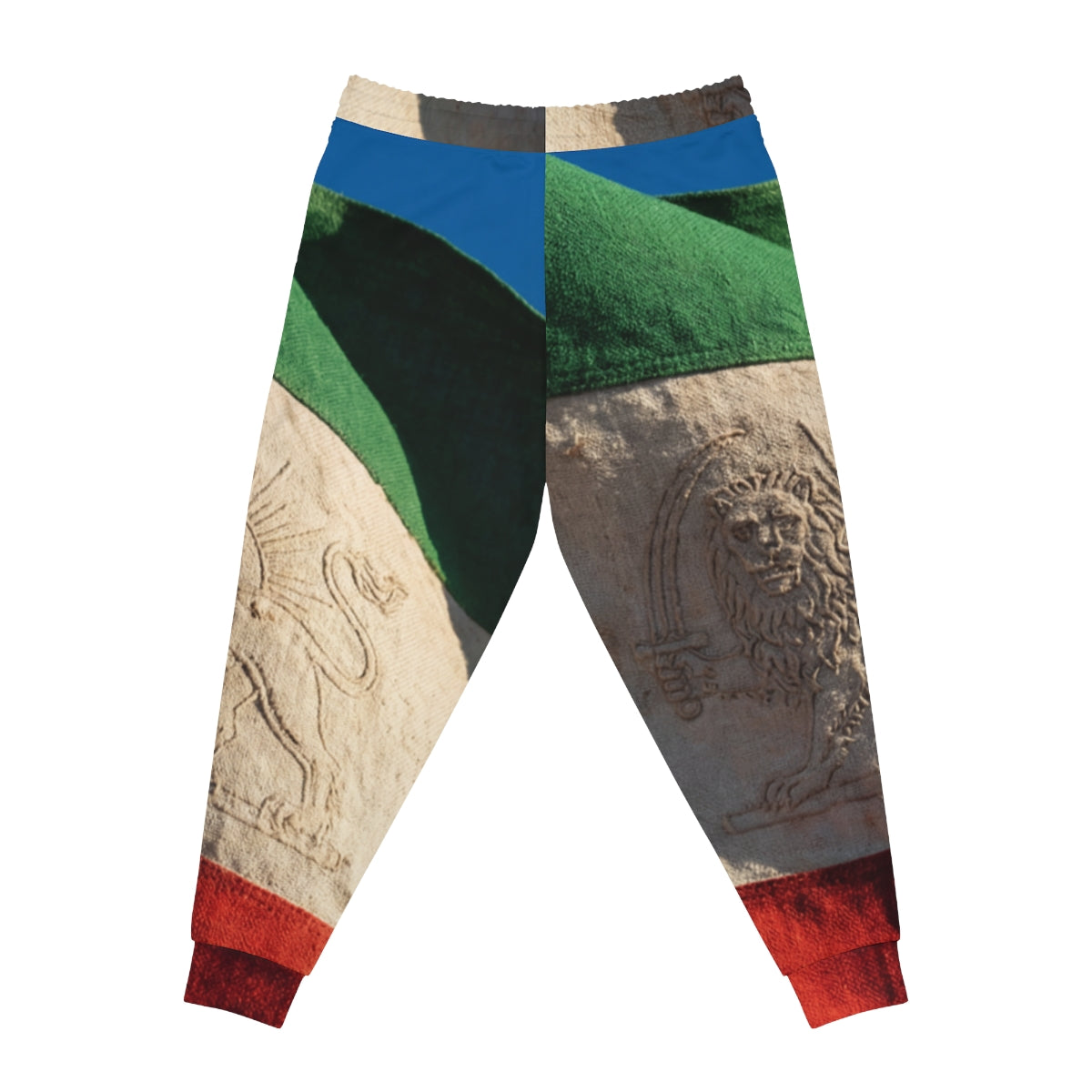 Men's Athletic Joggers - Vintage Lion and Sun Joggers |...