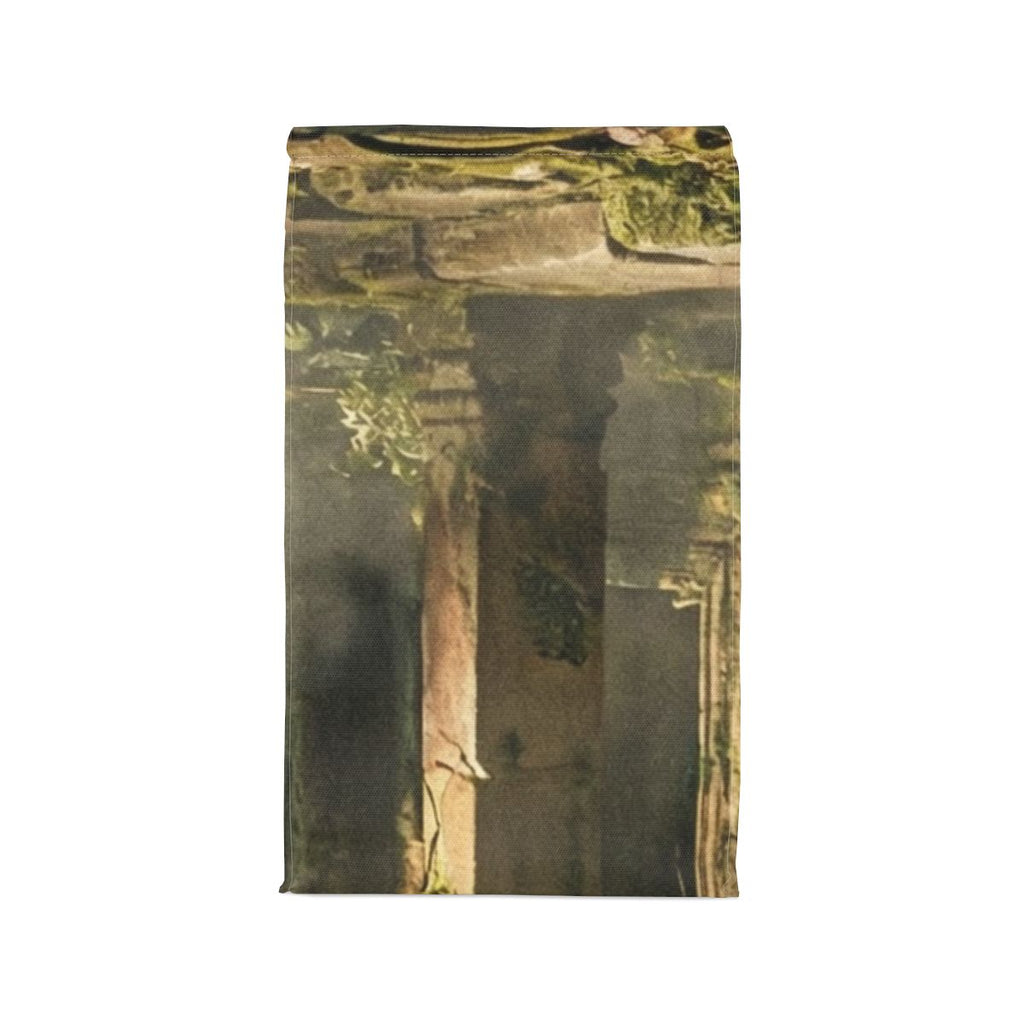 Polyester Lunch Bag - Overgrown Stone Haven | Echovira...