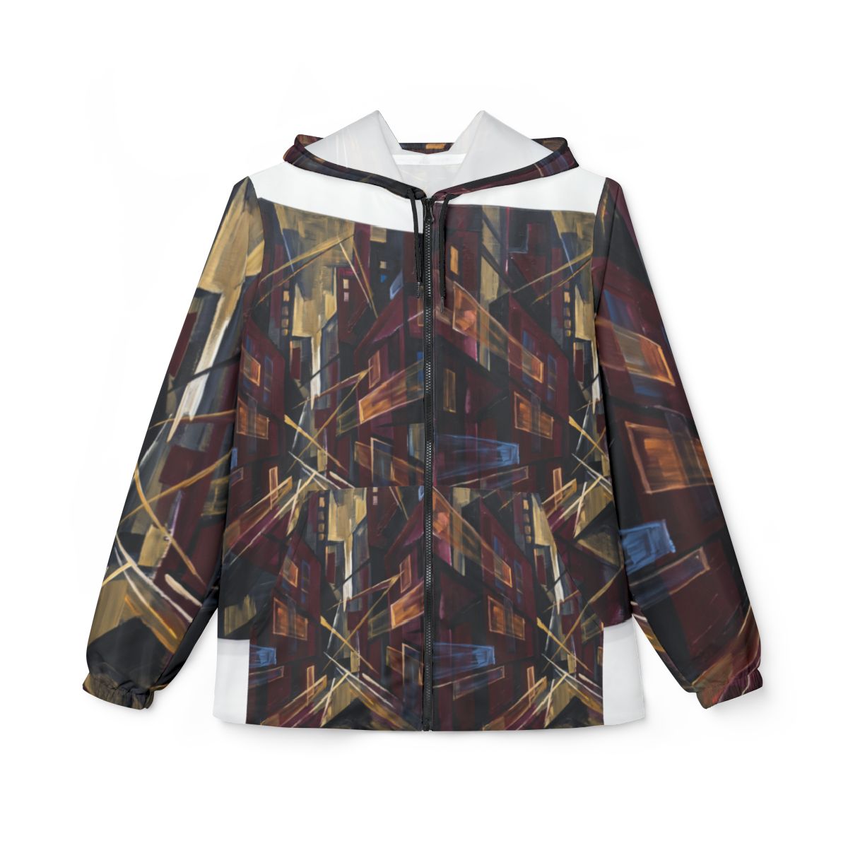 Unisex Windbreaker Jacket - Urban Storm | Echovira Gallery