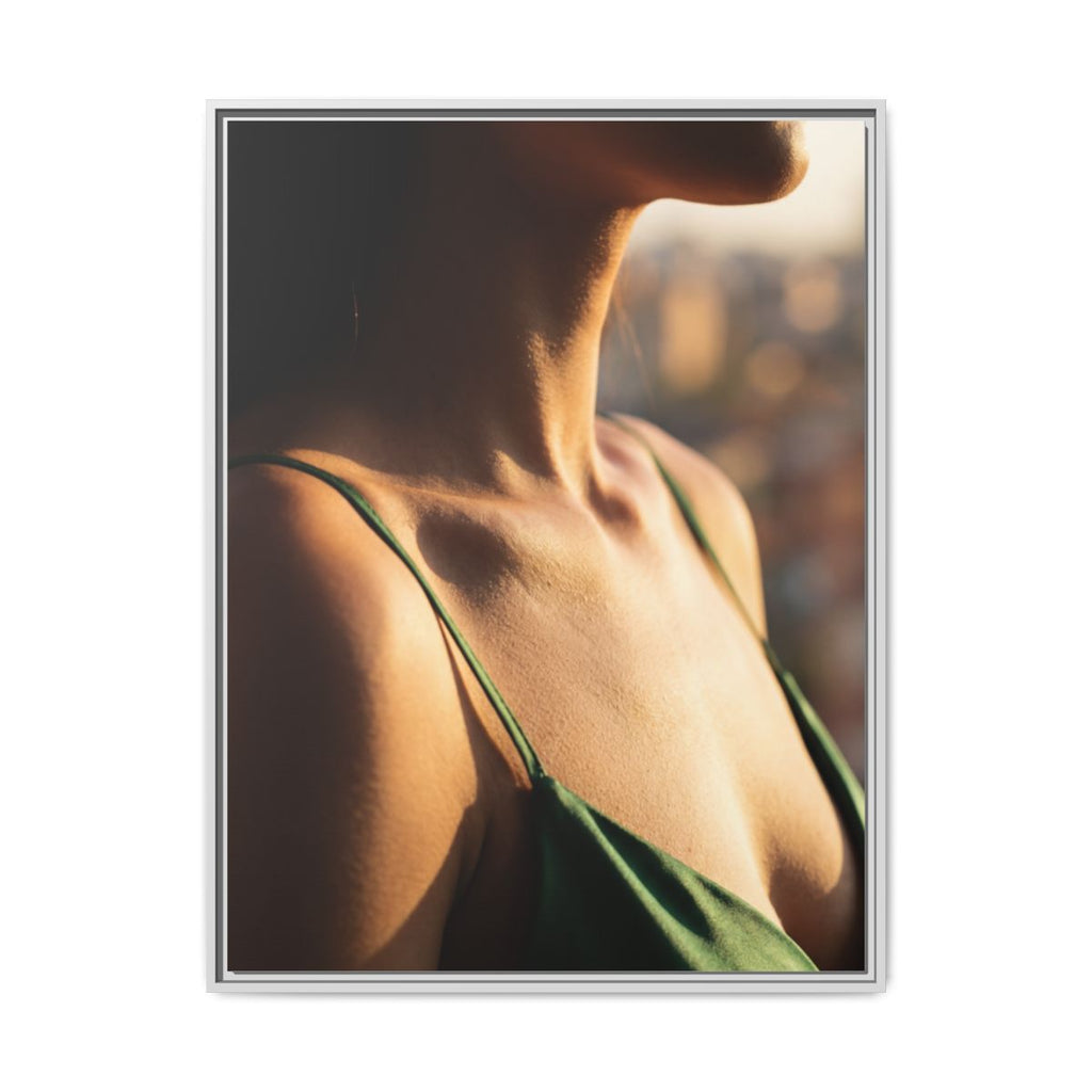 Framed Matte Canvas - Sunlit Muse