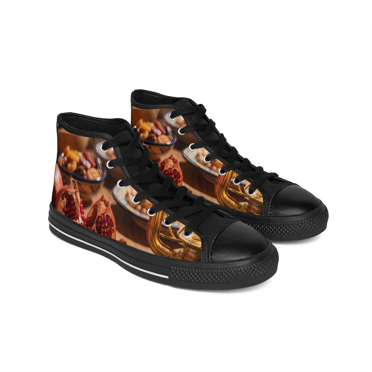 Women's Classic Sneakers - Amber Feast | Echovira Gallery