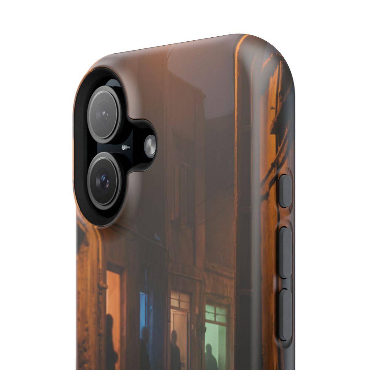 Impact-Resistant Apple iPhone Cases - Shadows of the City | iPhone 17 Pro Max, 17 Pro, 17 Air & More