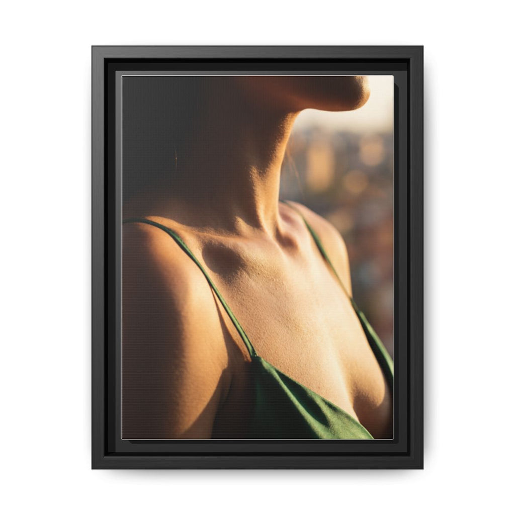Framed Matte Canvas - Sunlit Muse