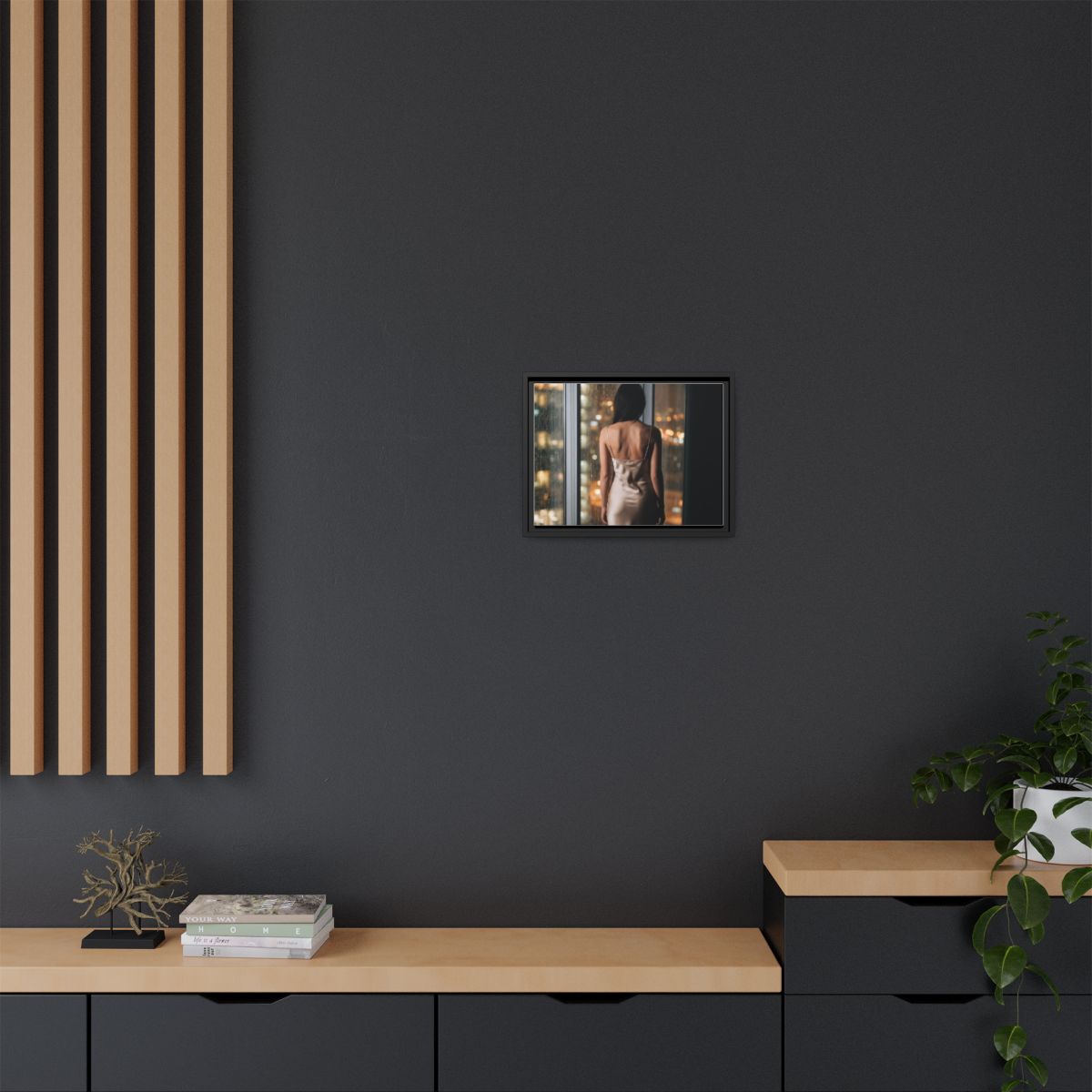 Framed Matte Canvas - Cinematic Nights