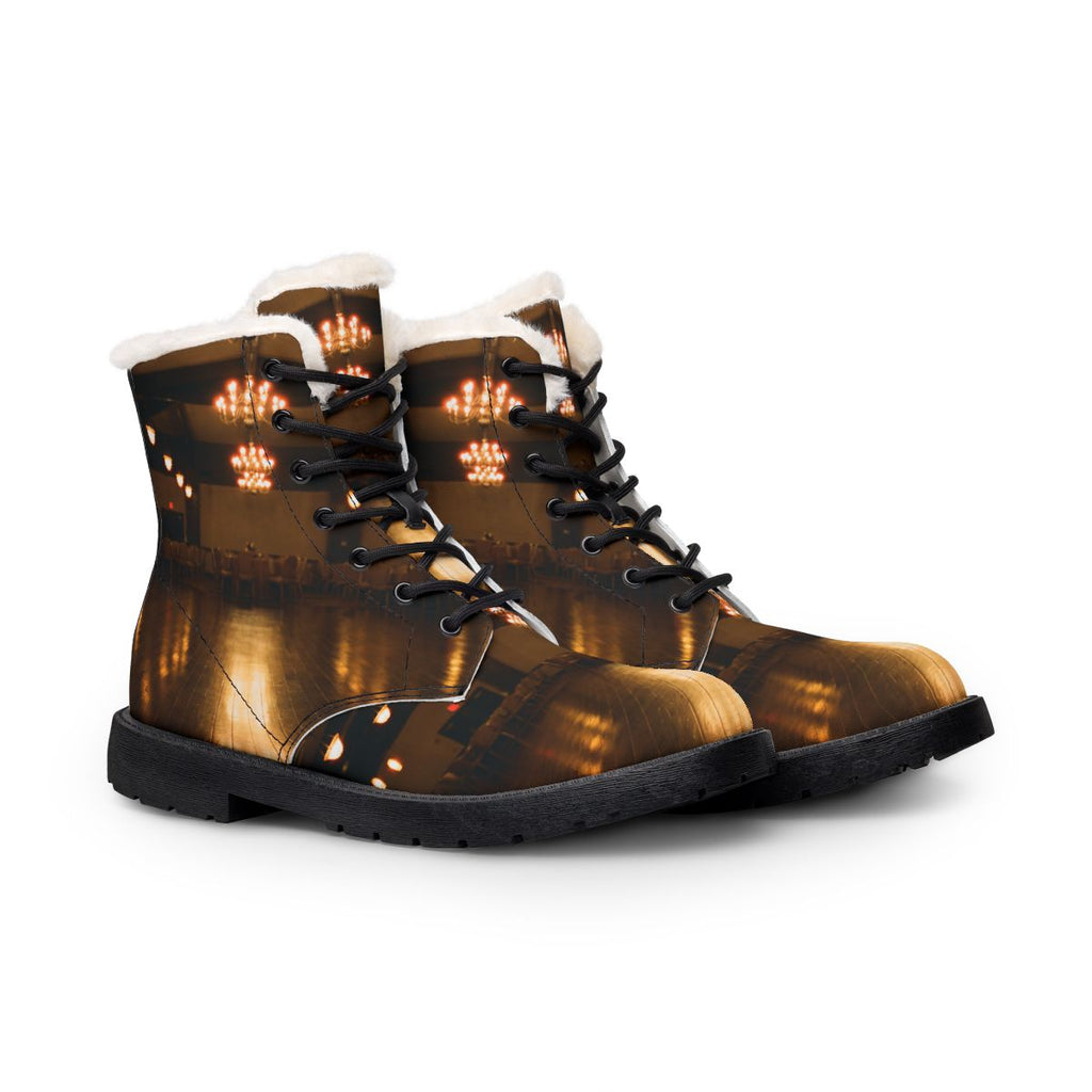 Men's Leather Boots - Grand Ballroom Shadows | Echovira...