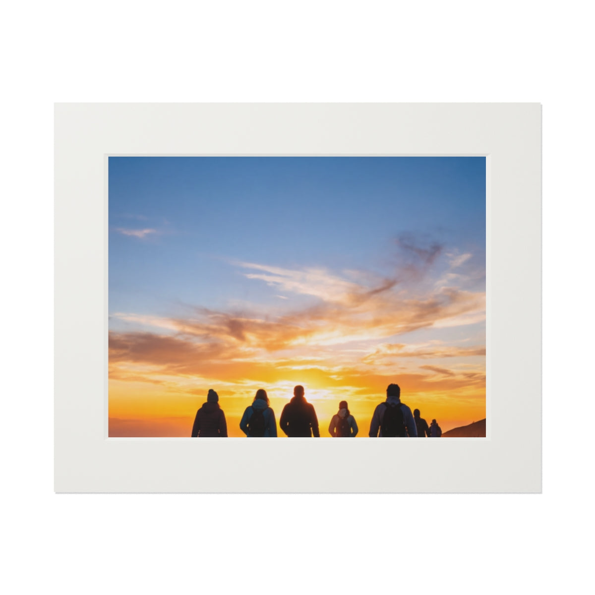Fine Art Print - Framed Golden Hour Hike — Landscape