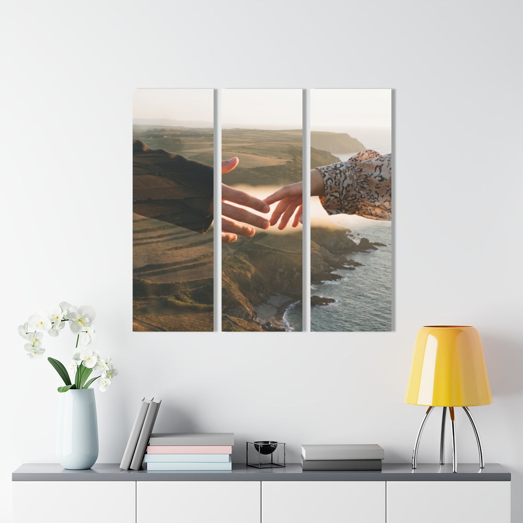 Acrylic Prints - The Infinite Touch | Ethereal Coastal Art |...