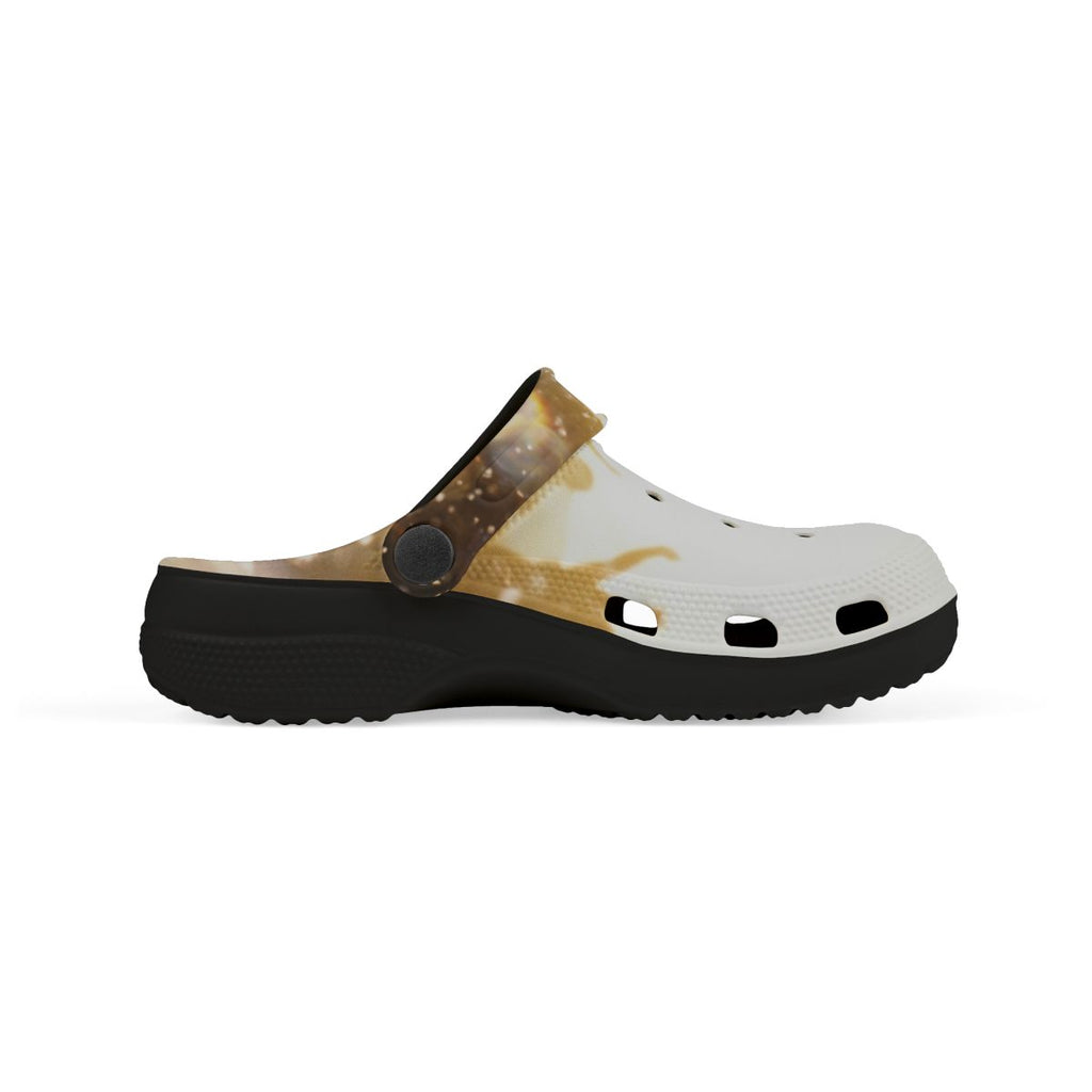 Kids' Clogs with Golden Hour Celebration Art