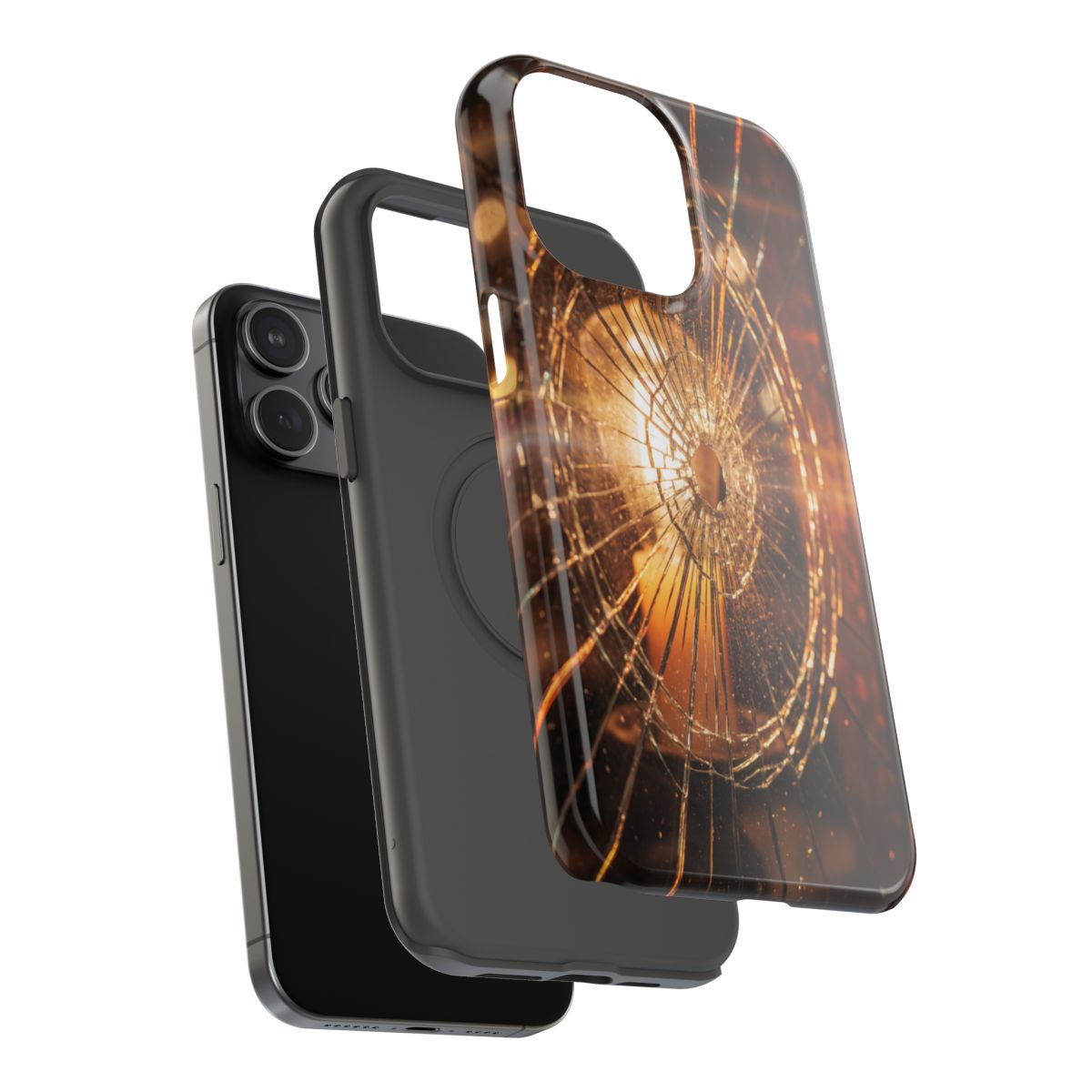 Impact-Resistant Case - Shattered Amber