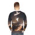 Men's Lightweight Sweatshirt - City Twilight | Echovira...