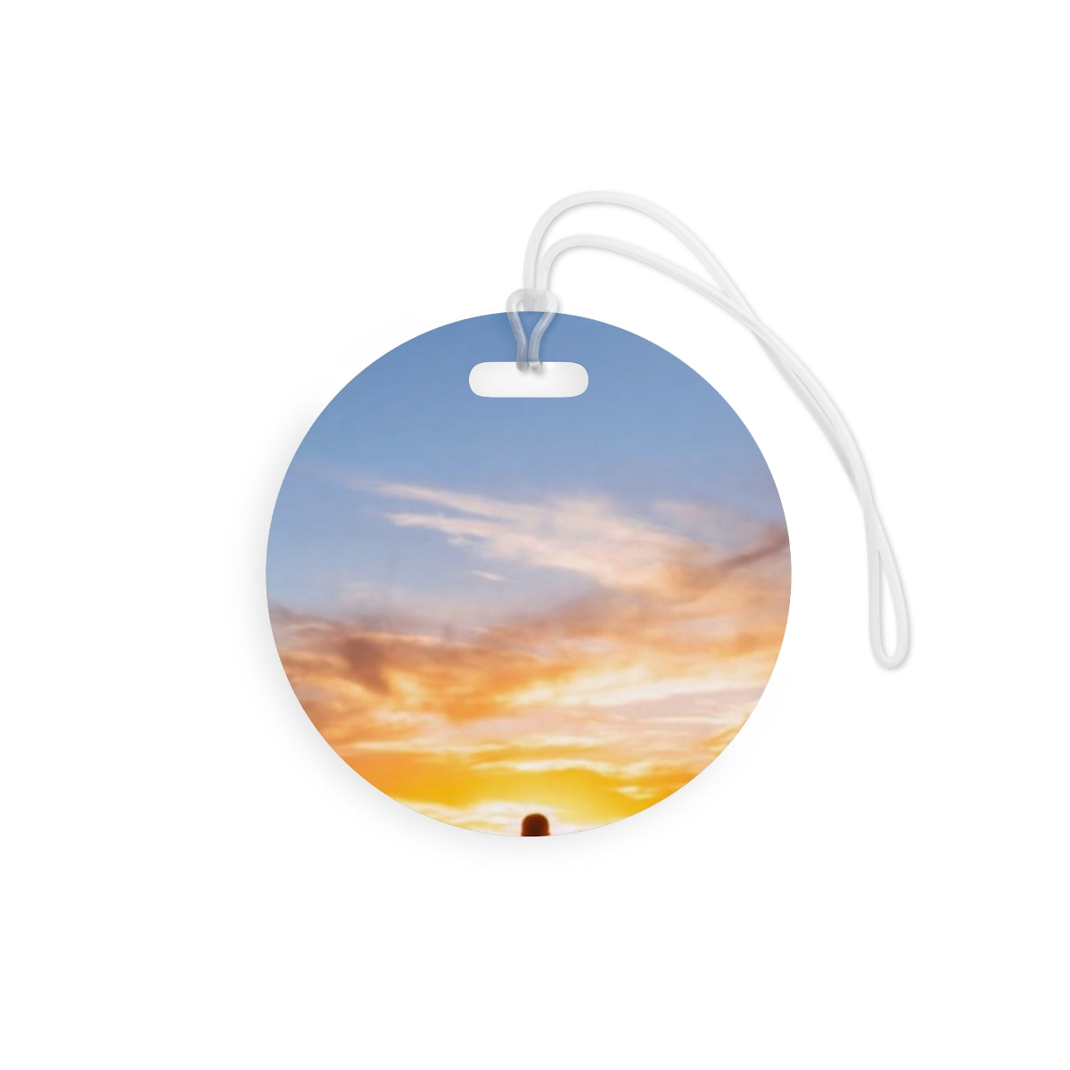 Luggage Tags - Sunset Mountain Ridge | Echovira Gallery