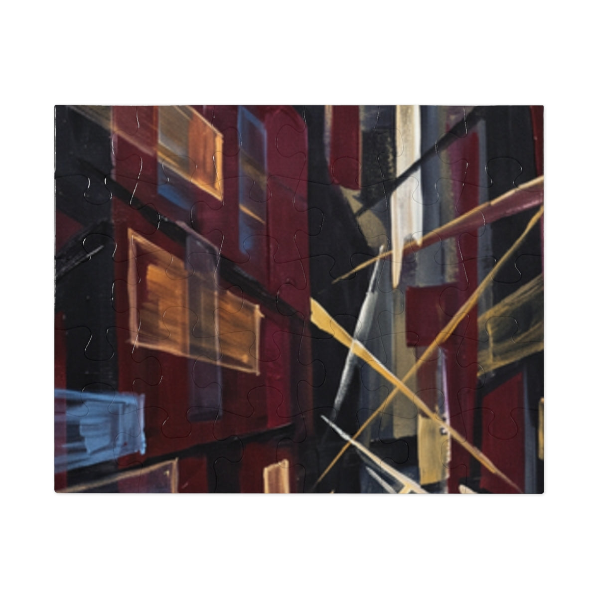 Jigsaw Puzzle with Tin - Urban Perspective (30, 110, 252......