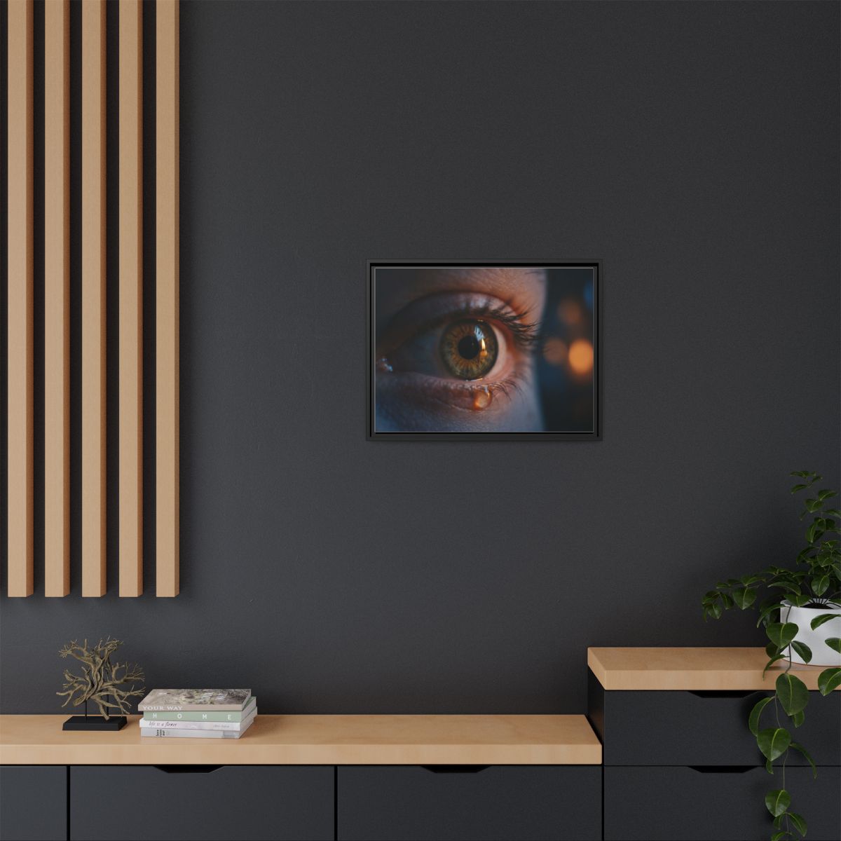 Framed Matte Canvas - Mystic Eye