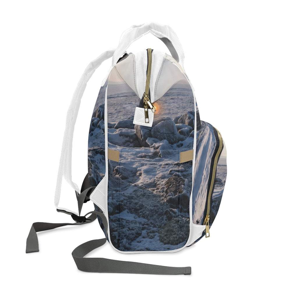 Arctic Sun Landscape Diaper Backpack