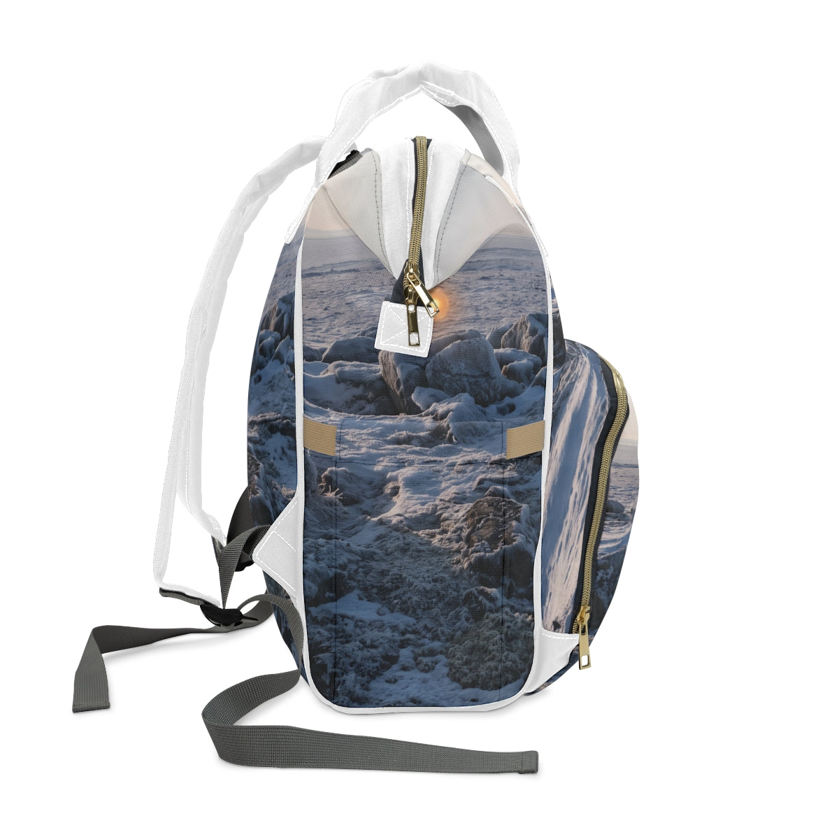 Arctic Sun Landscape Diaper Backpack
