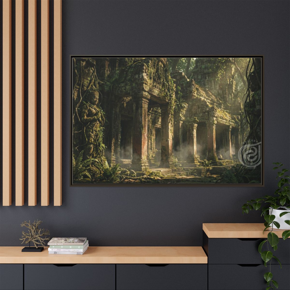 Matte Canvas Framed - Ancient Sanctuary (10×8, 12×9, 14×11...