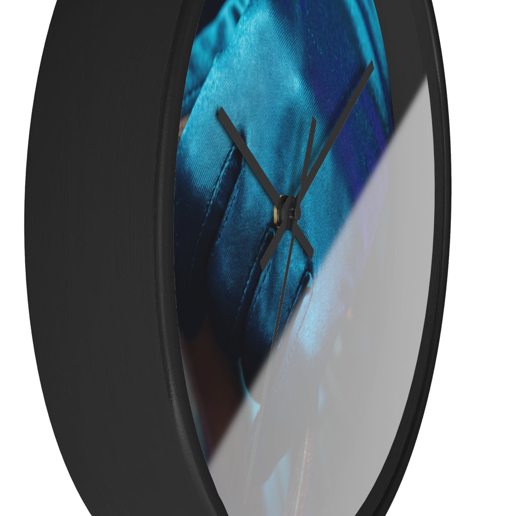 Wall Clock - Satin Whispers | Echovira Gallery