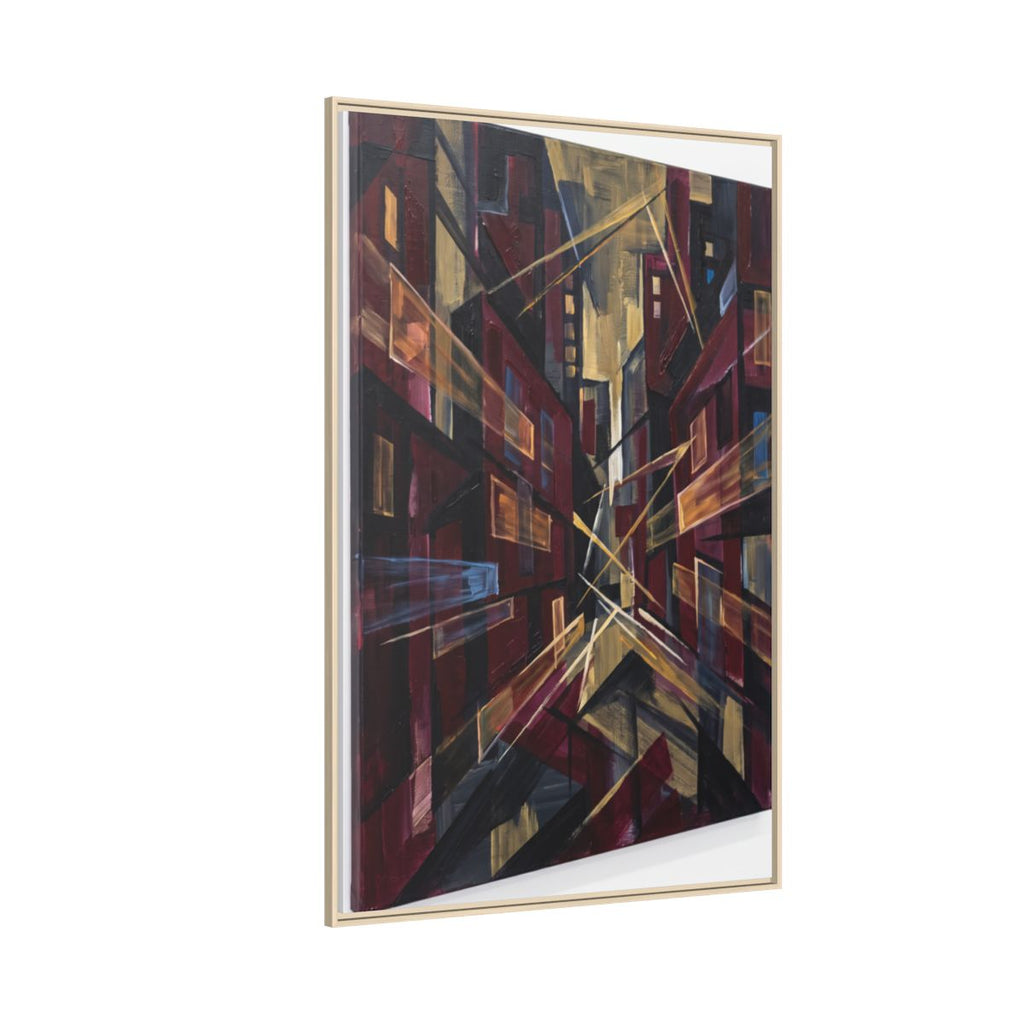 Framed Matte Canvas - Urban Perspective (8×10, 9×12, 11×14...