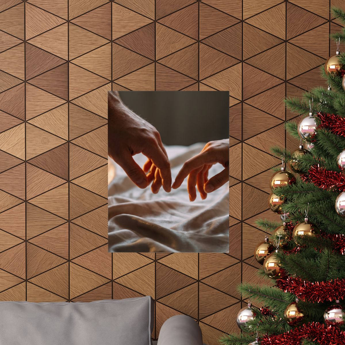 Matte Vertical Posters - Tender Touch (8×10 & 36×54) |...