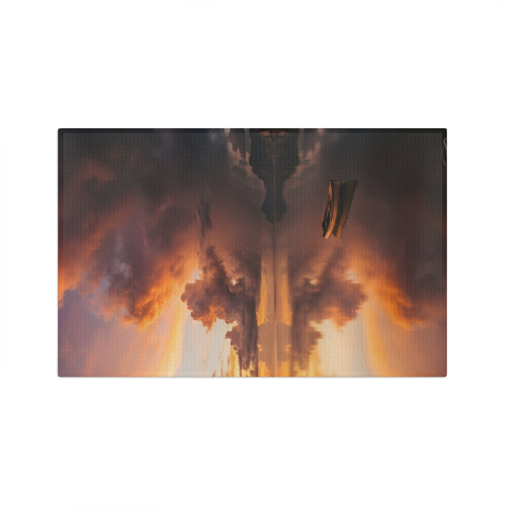 Microfiber Tea Towel - Sunset Reflection | Echovira Gallery