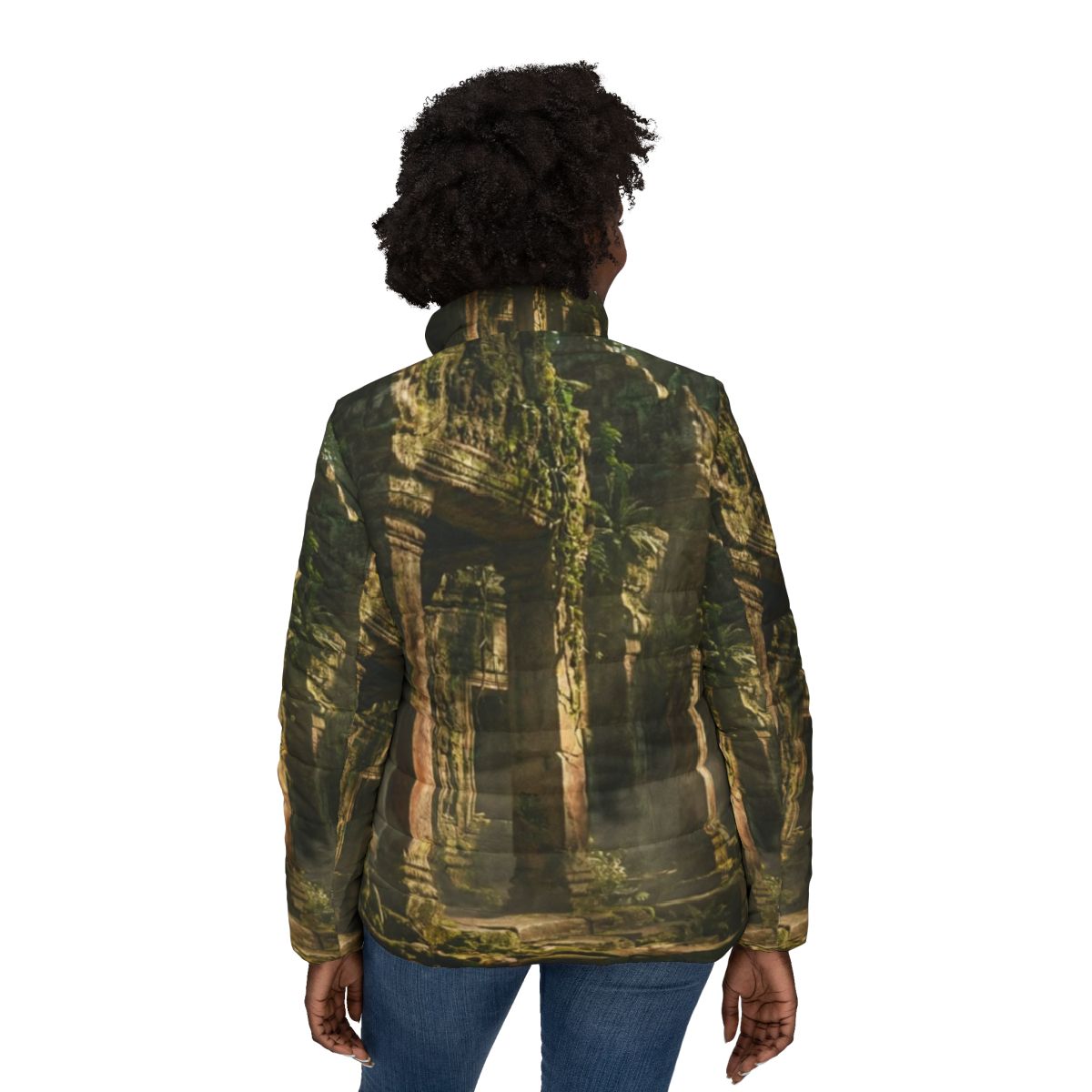 Women's Puffer Jacket - Sanctuary Mist | Echovira Gallery