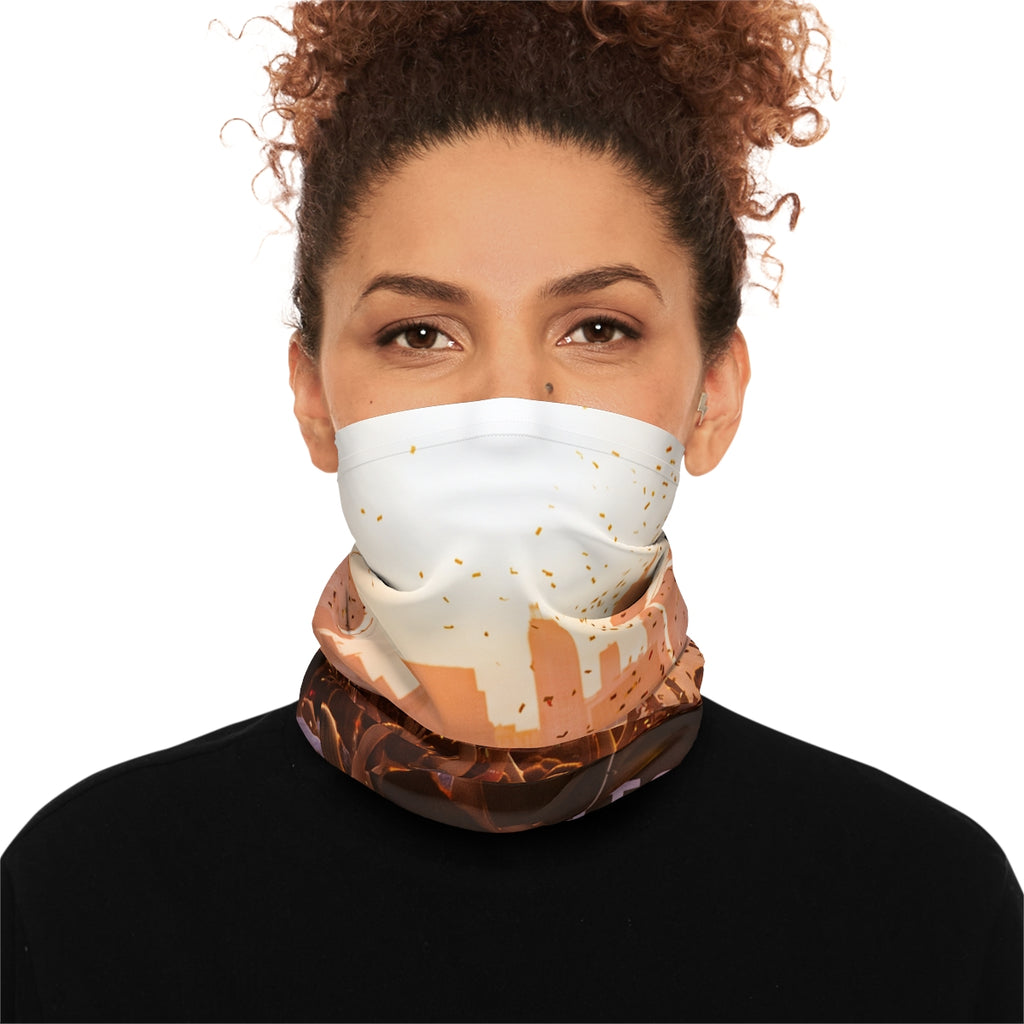 Lightweight Neck Gaiter - City Lights | Echovira Gallery