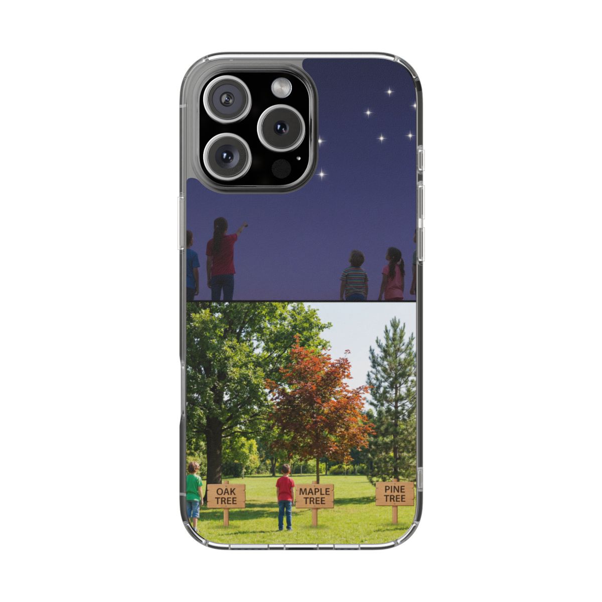 Clear Impact-Resistant Case - Starry Shield