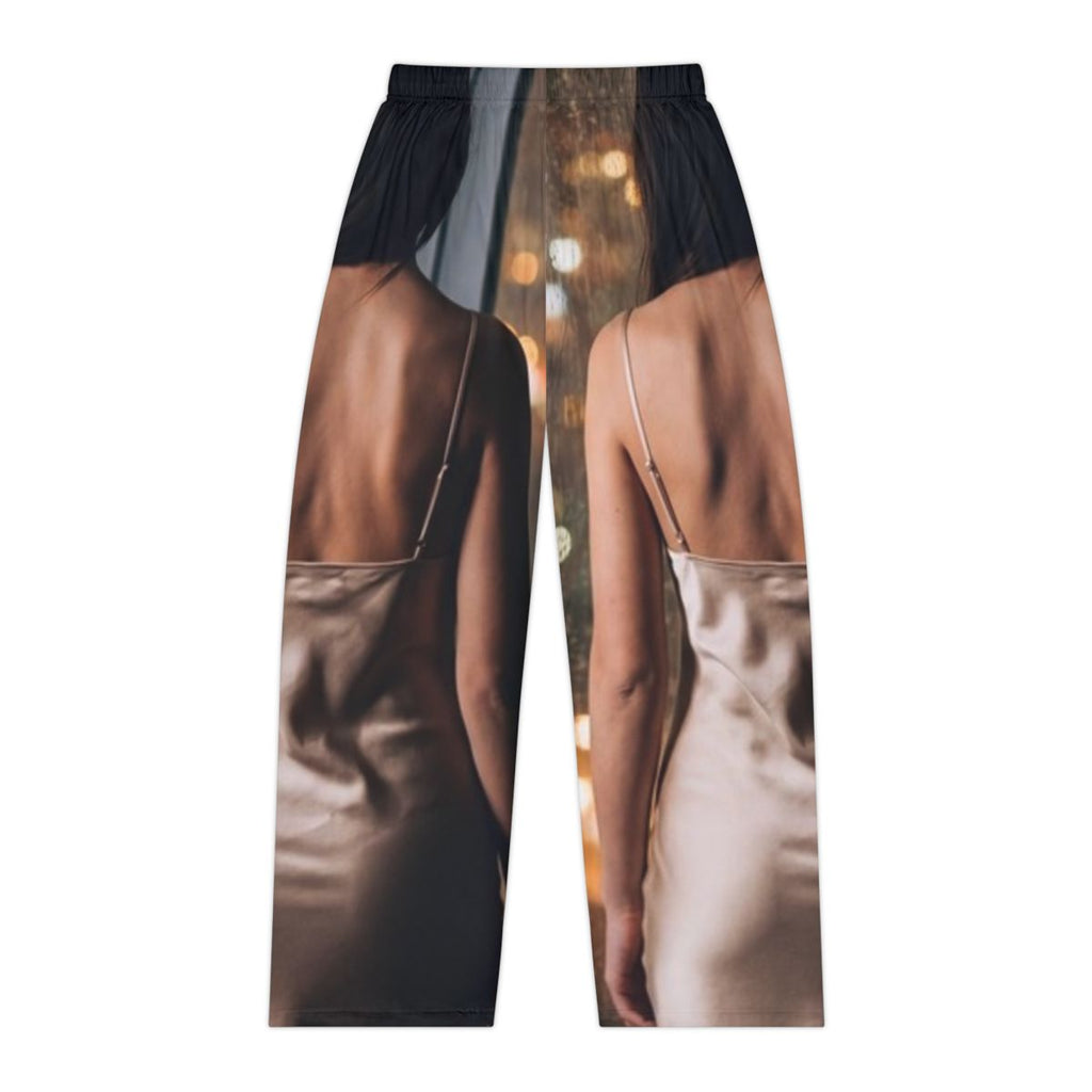 Women's Pajama Pants - Rainy City Glow | Echovira Gallery