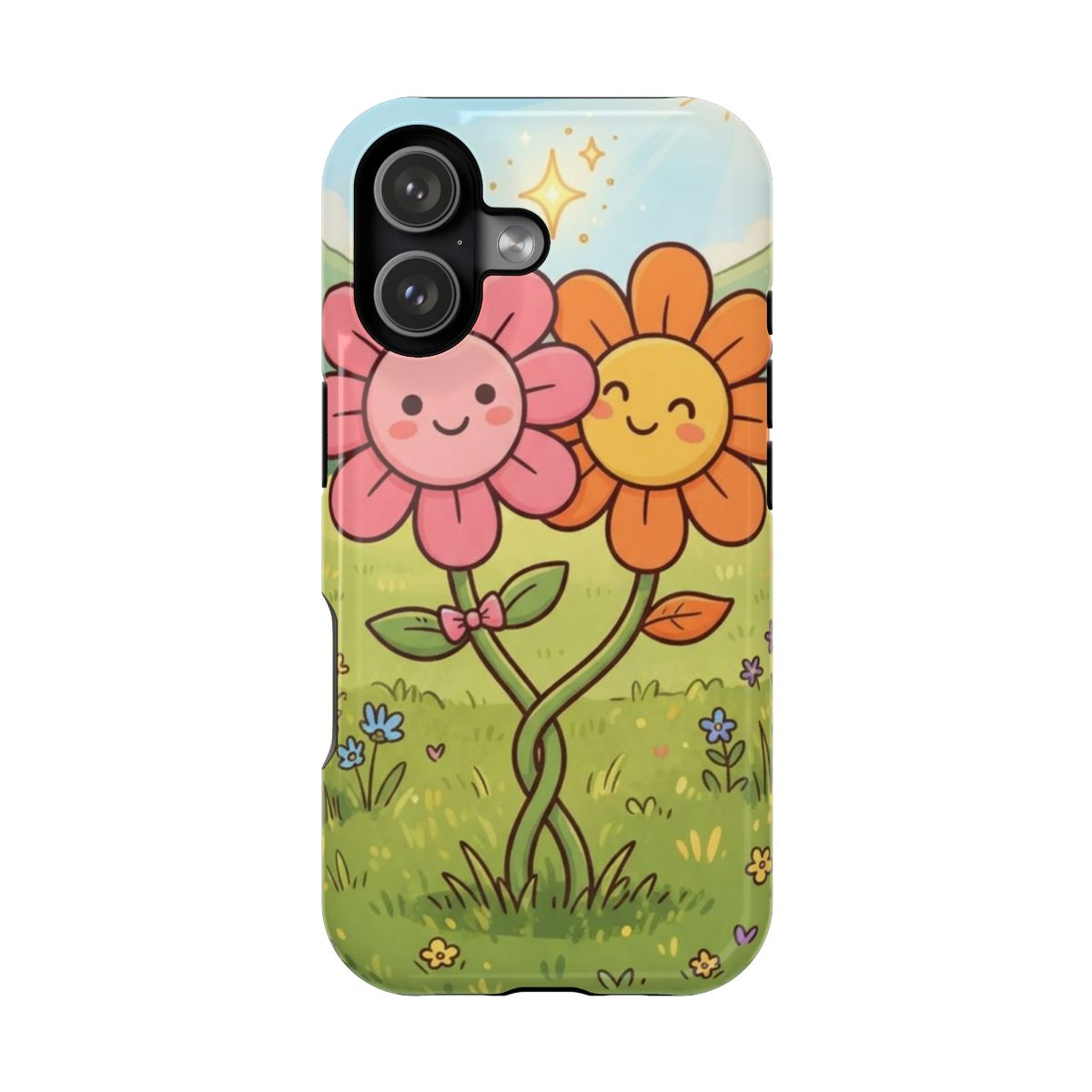 Impact-Resistant Cases - Sunny Meadow Friends Floral Art |...