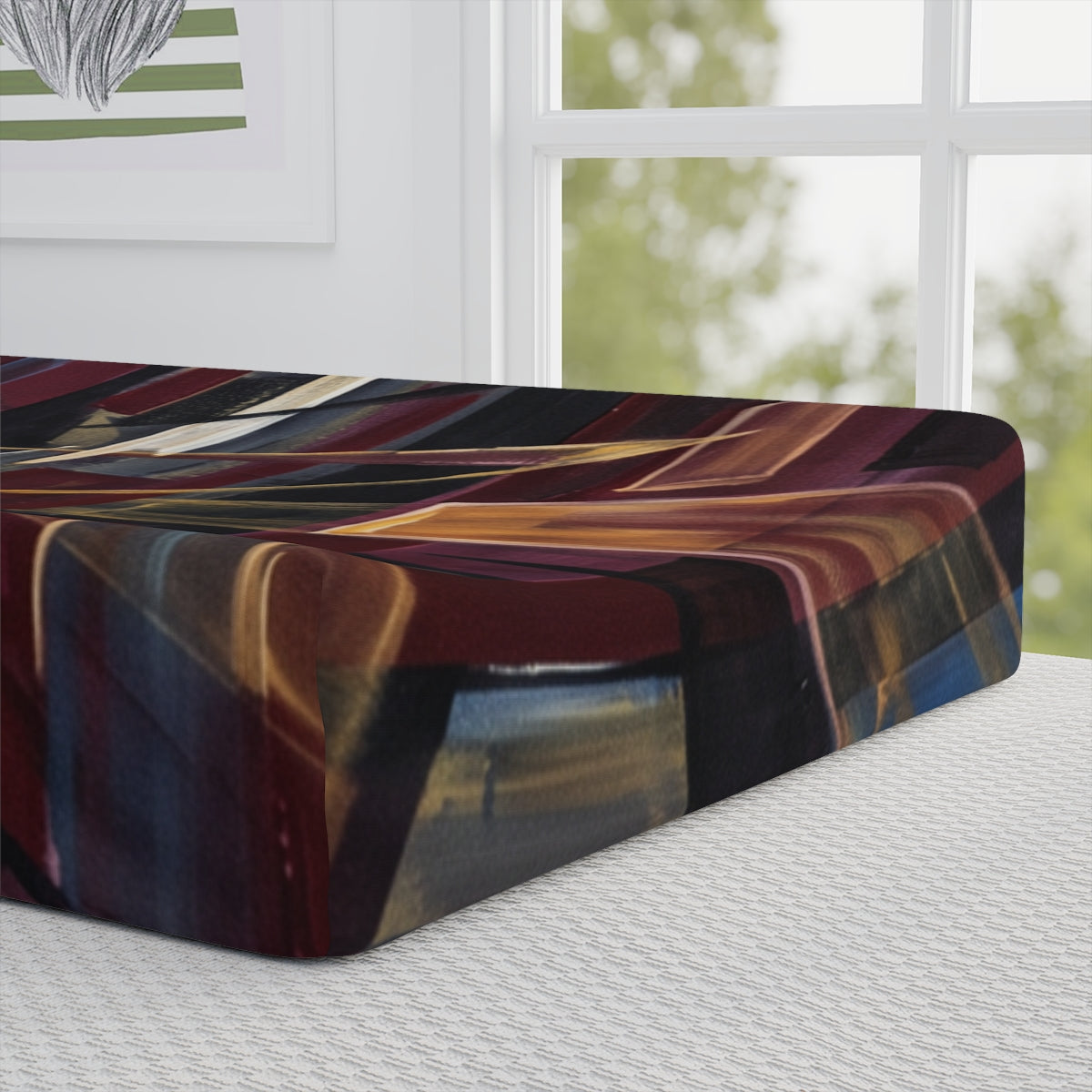 Abstract Urban Baby Changing Pad Cover