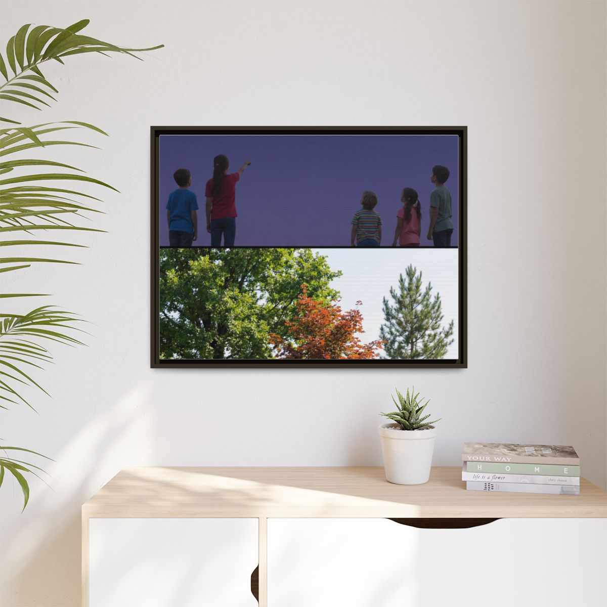 Matte Canvas, Framed - Stardust & Forest Discovery —... |...