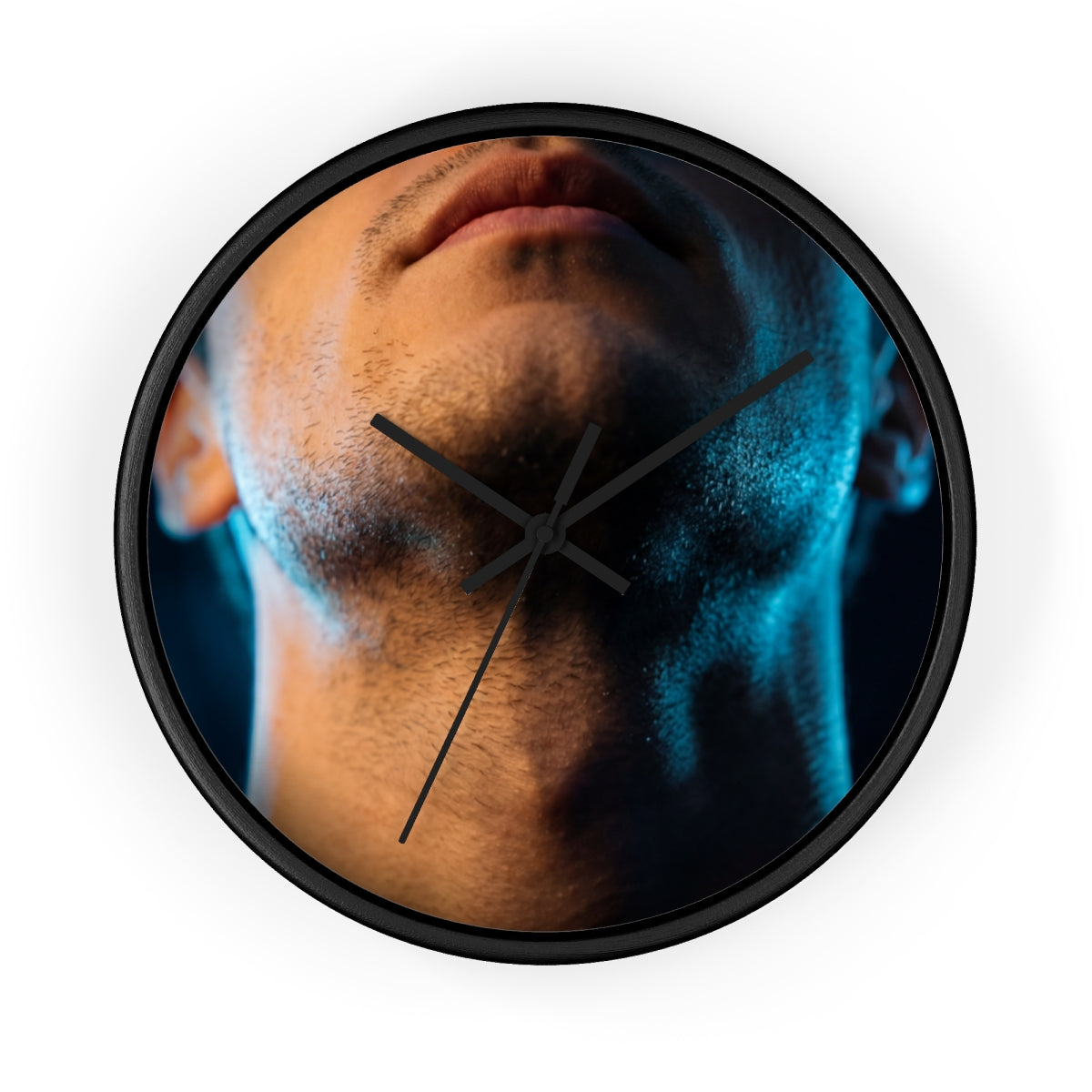 Wall Clock - Neon Pulse Time