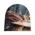 Futuristic City Light Baby Beanie