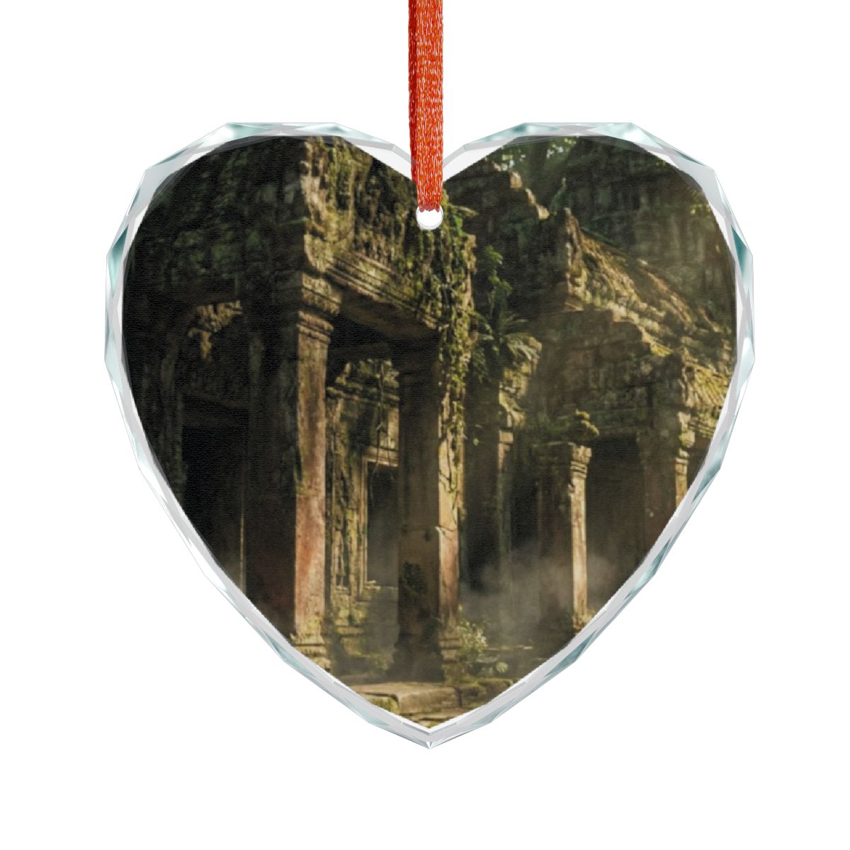 Crystal Glass Ornament - Ancient Portal | Echovira Gallery