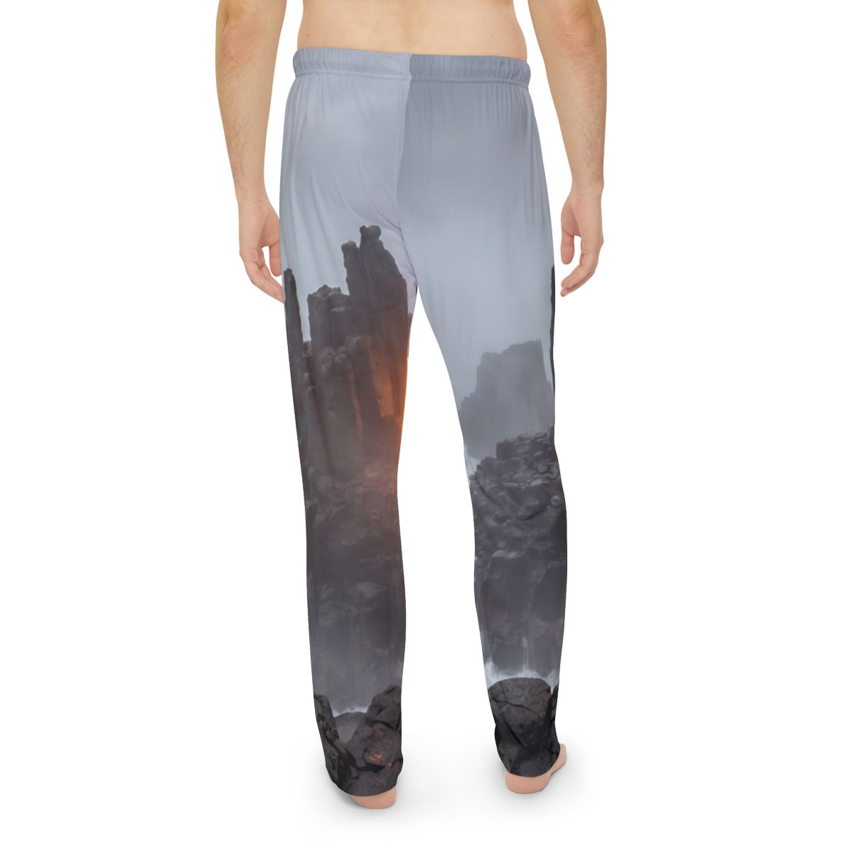 Men's Pajama Pants - Basalt Beacon Mist | Echovira Gallery