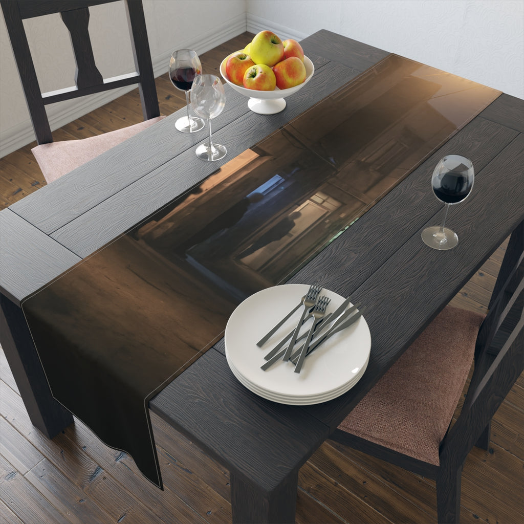 Table Runner - Midnight Alley Echoes | Echovira Gallery